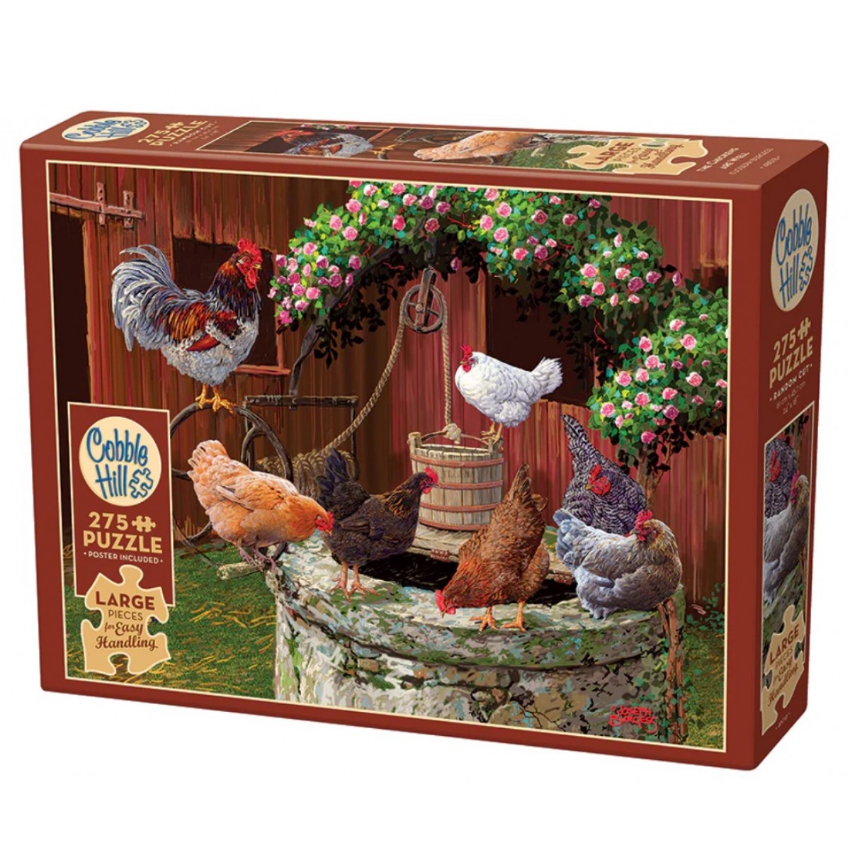 Cobble Hill Jigsaw Puzzle: The Chickens Are Well
